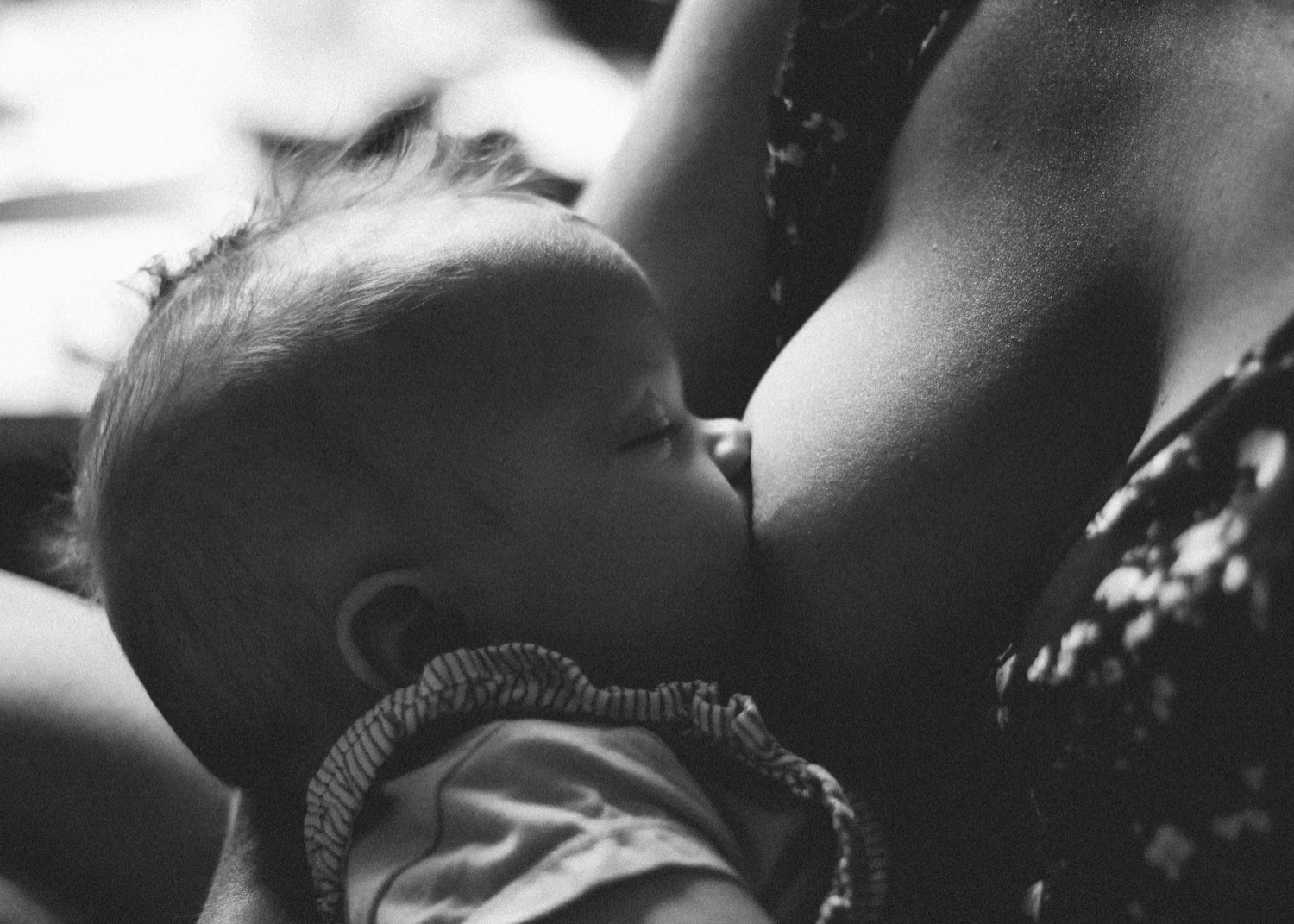 Mother breastfeeding her baby