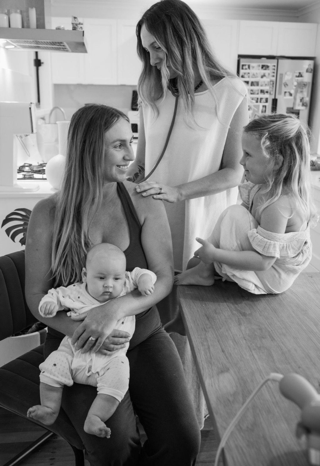 Halotherapy registered nurse supporting a mother at home